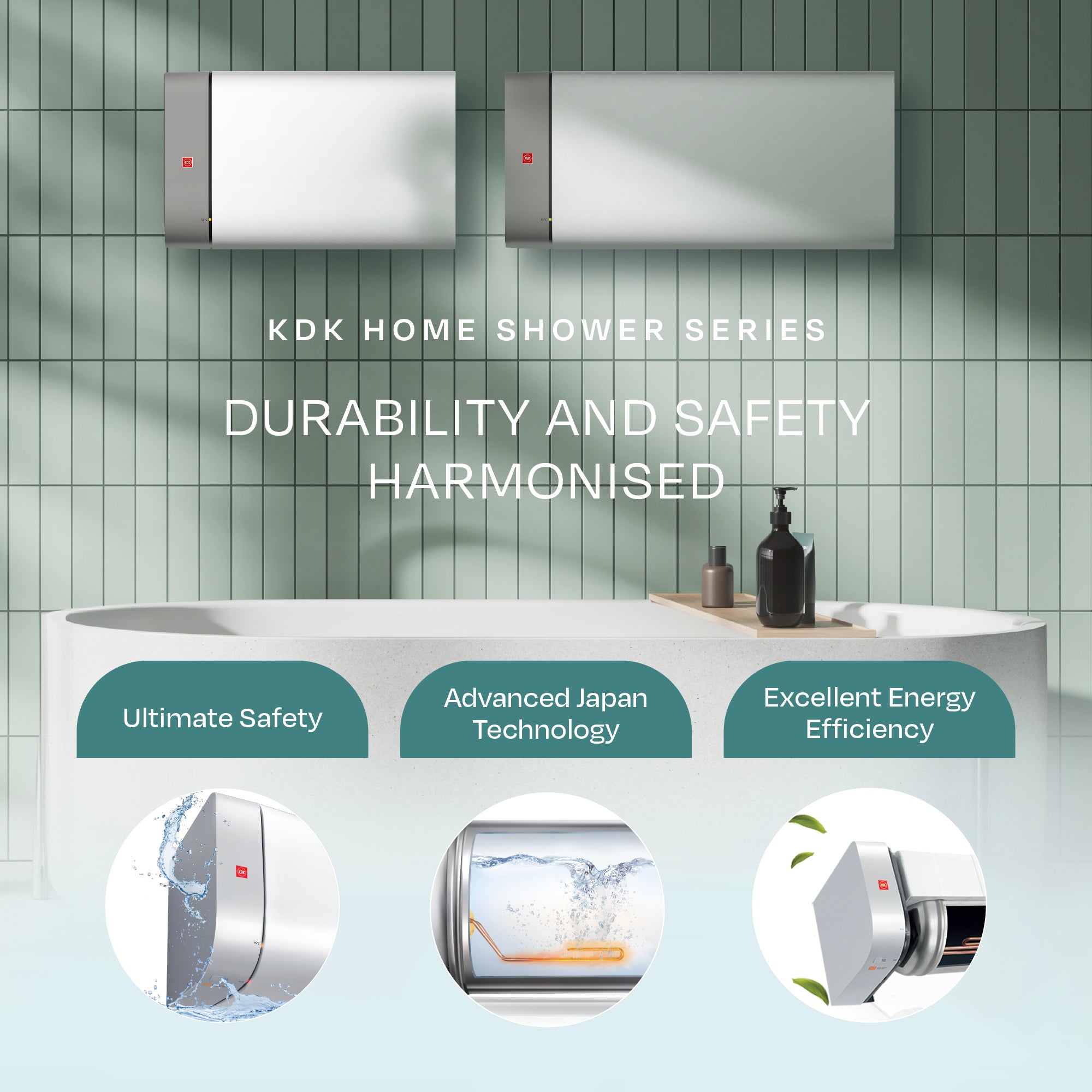 Storage Water Heater with Long Lasting Durability Tank (30L)