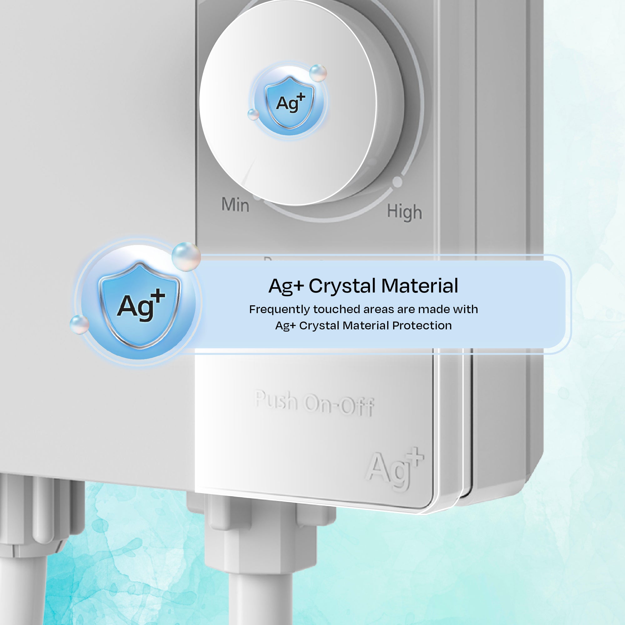 Instant Water Heater with Iconic Corner Control