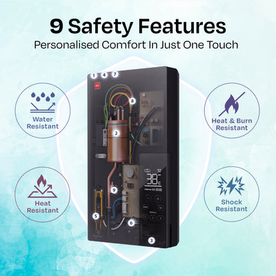 Instant Water Heater with Iconic Corner Control