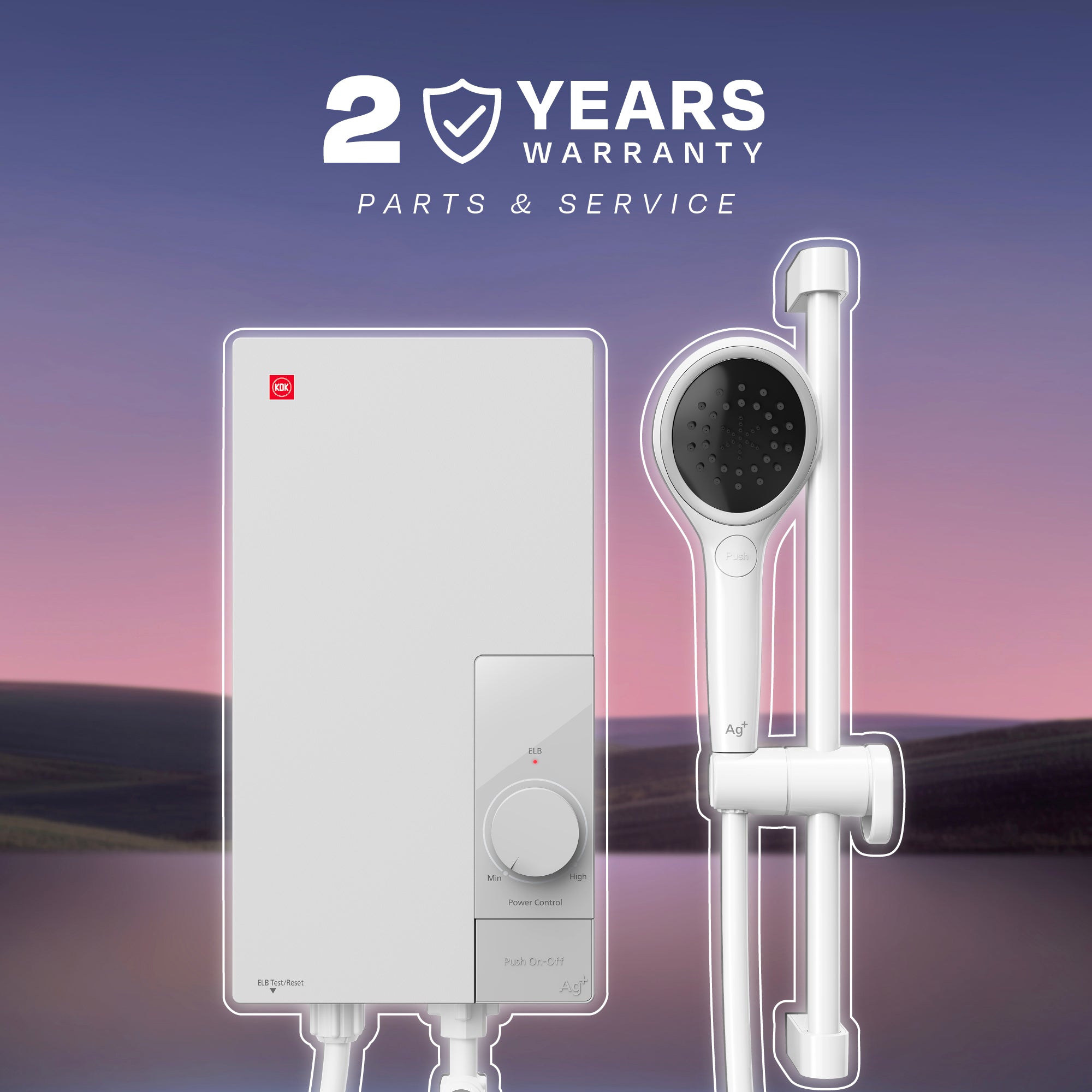 Instant Water Heater with Iconic Corner Control