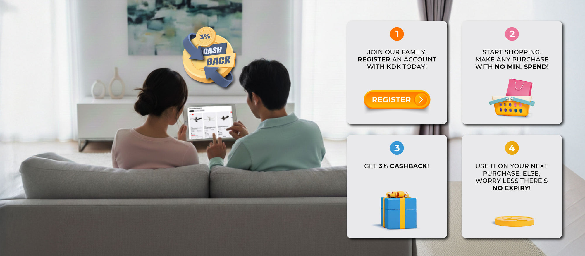 Enjoy Cashback with Every Purchase Image