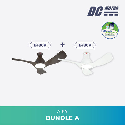 Airy Bundle A (E48GP + E48GP) with LED light