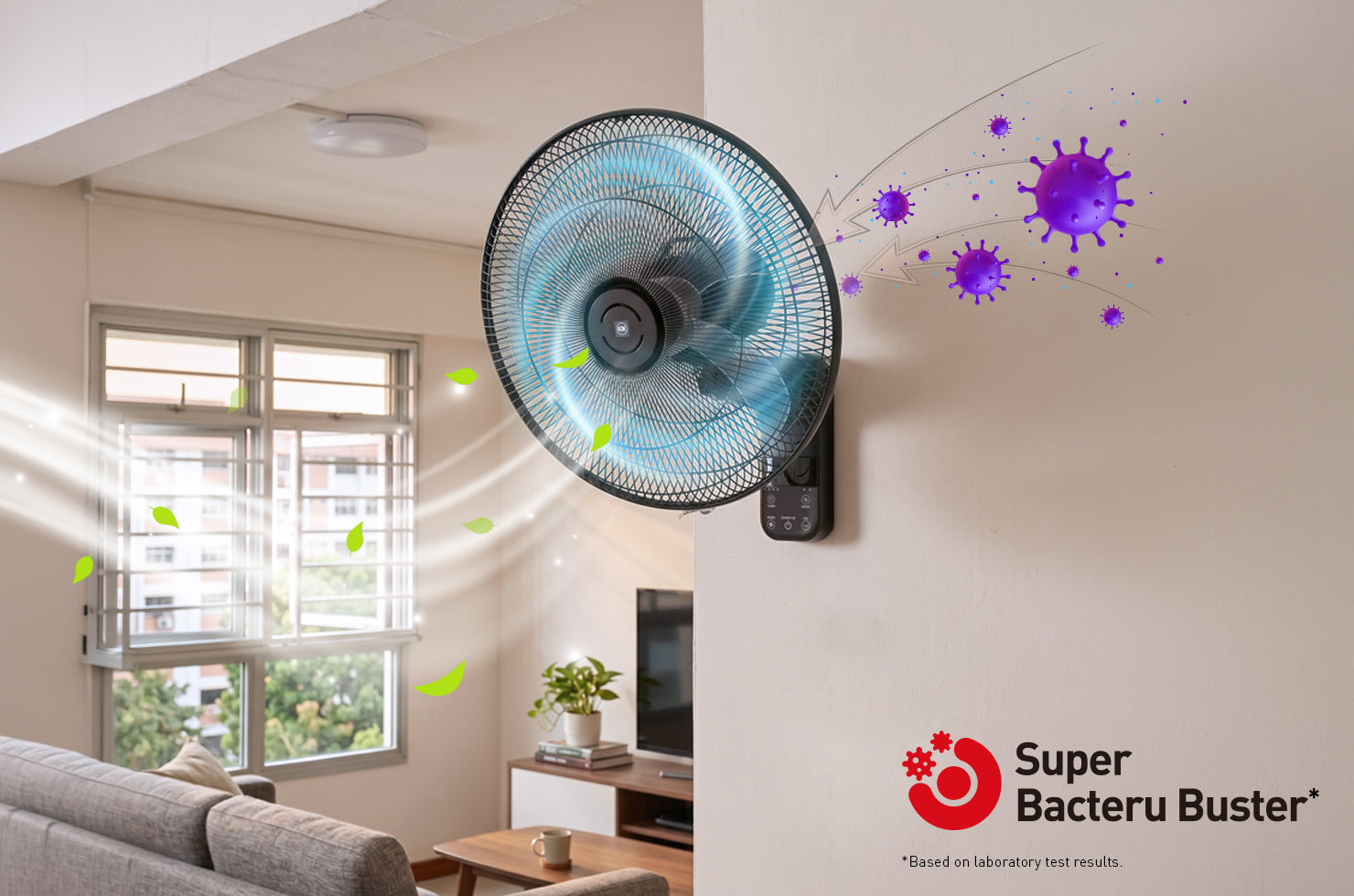 Super Bacteru Buster Filter with 99.9% antibacterial rate*