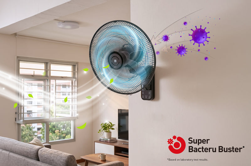 Super Bacteru Buster Filter with 99.9% antibacterial rate*