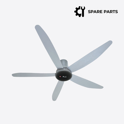 T60AW 5-Blades Remote Control DC Ceiling Fan with Temperature Sensor Spare Parts