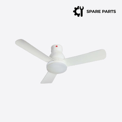 U48FP 3-Blades Remote Control DC Ceiling Fan with LED Light Spare Parts