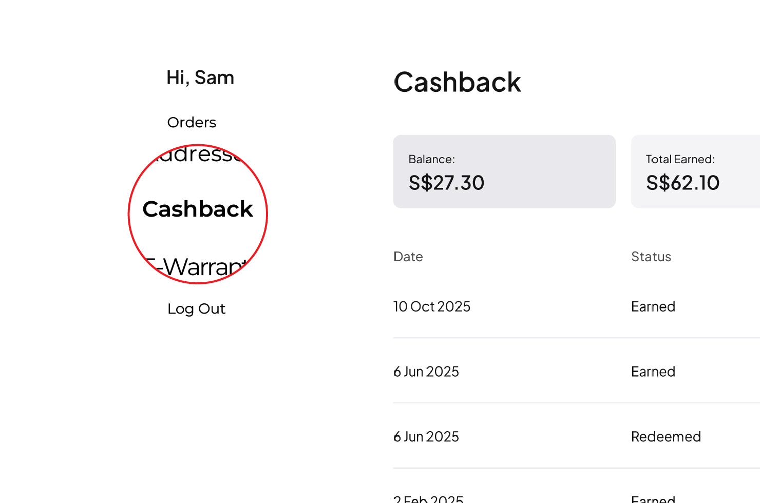 How to Check Your Cashback Balance