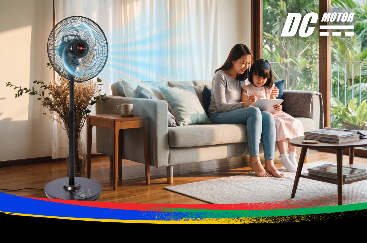 KDK DC Electric Fan! Designed to bring comfort to every corner of your home