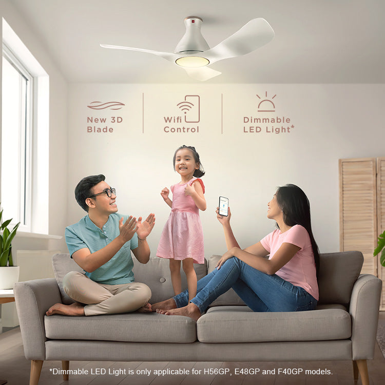 Airy Bundle B (E48GP + F40GP) with LED light – KDK Singapore