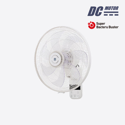 8-speed DC Wall Fan with Remote Control (40cm/16”)