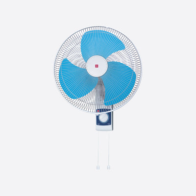 3-speed Wall Fan with Pull Switch Oscillation Control - Metal Blade (40cm/16”)