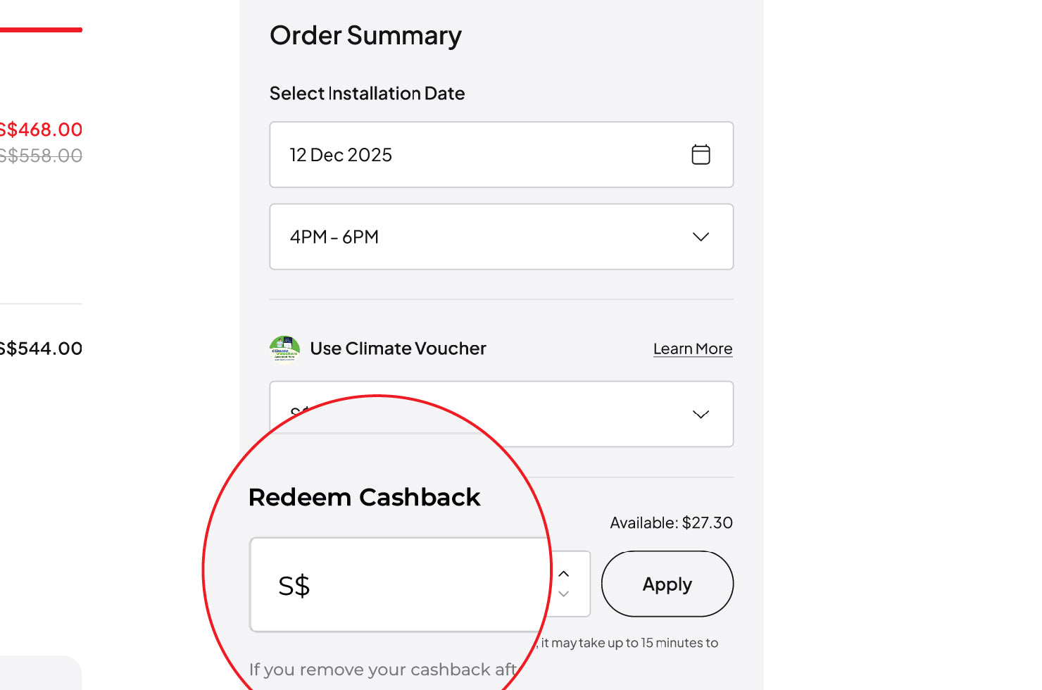 How to Redeem Cashback