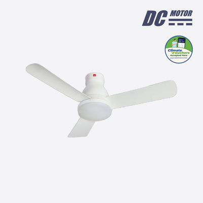 3-Blades Remote Control DC Ceiling Fan with LED Light (120cm)