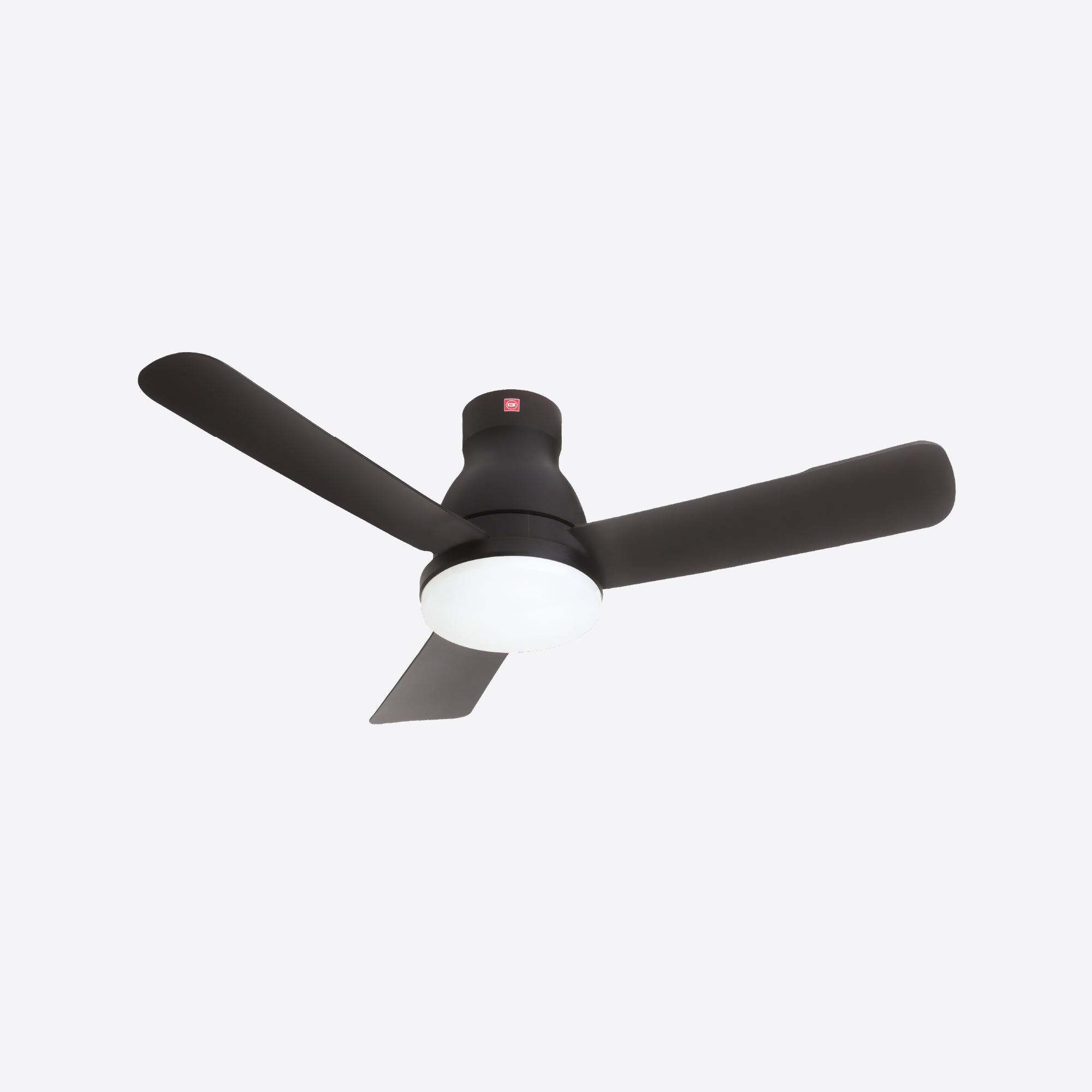 3-Blades Remote Control DC Ceiling Fan with LED Light (120cm)