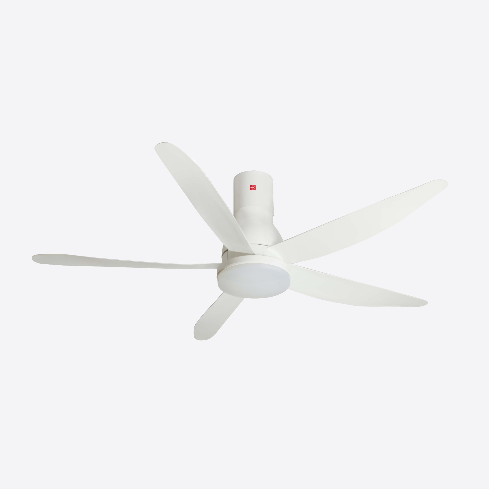 5-Blades Remote Control DC Ceiling Fan with LED Light (150cm)