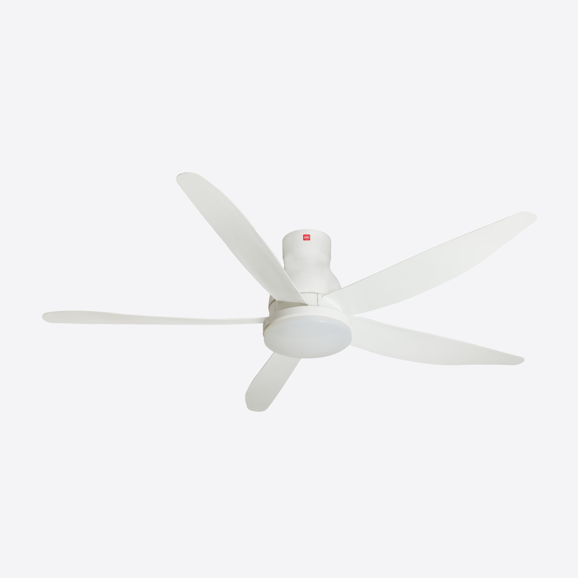 5-Blades Remote Control DC Ceiling Fan with LED Light (150cm)