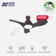 KDK WiFi Controlled Ceiling Fan E48GP (Brown) 