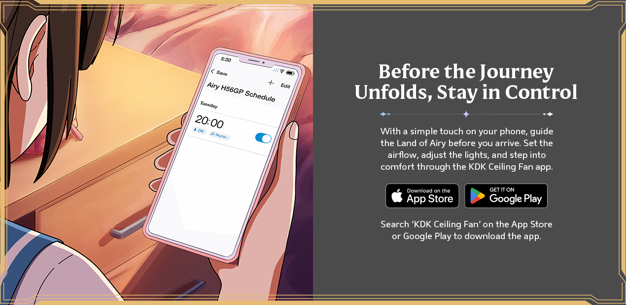 KDK Ceiling Fan App promotion
